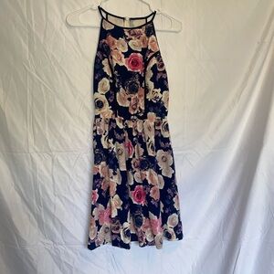 Design Lab Lord & Taylor Halter Midi Dress